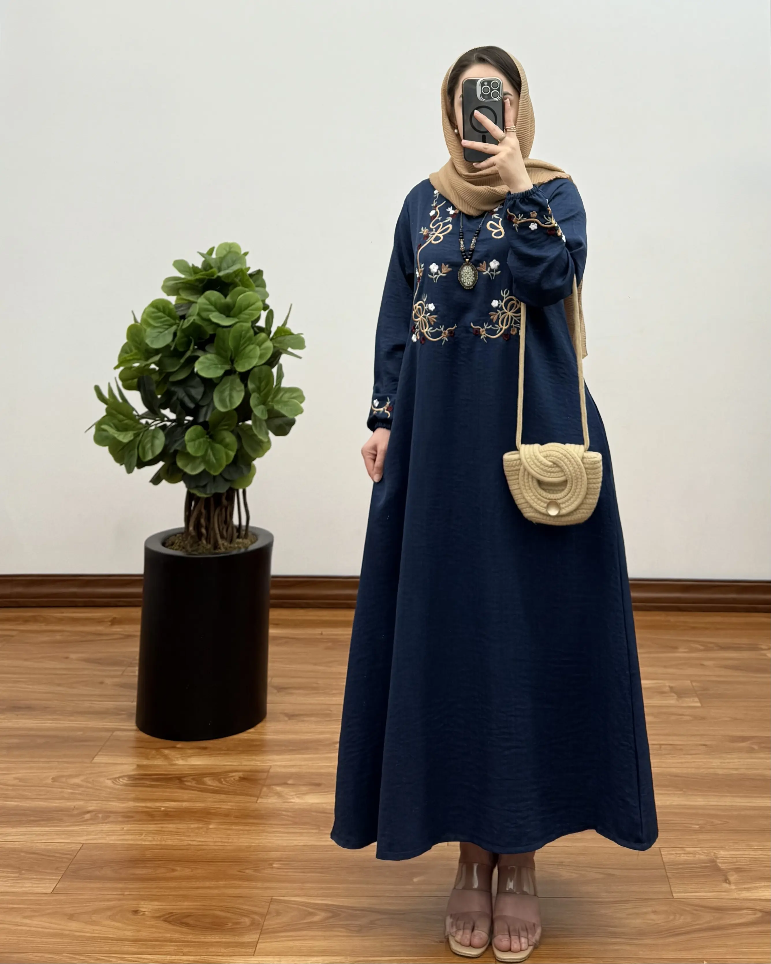 کفتان بلند تابستانی مدل رز